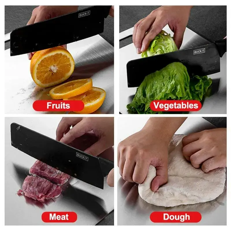 Tivano Cutting Board in use in kitchen